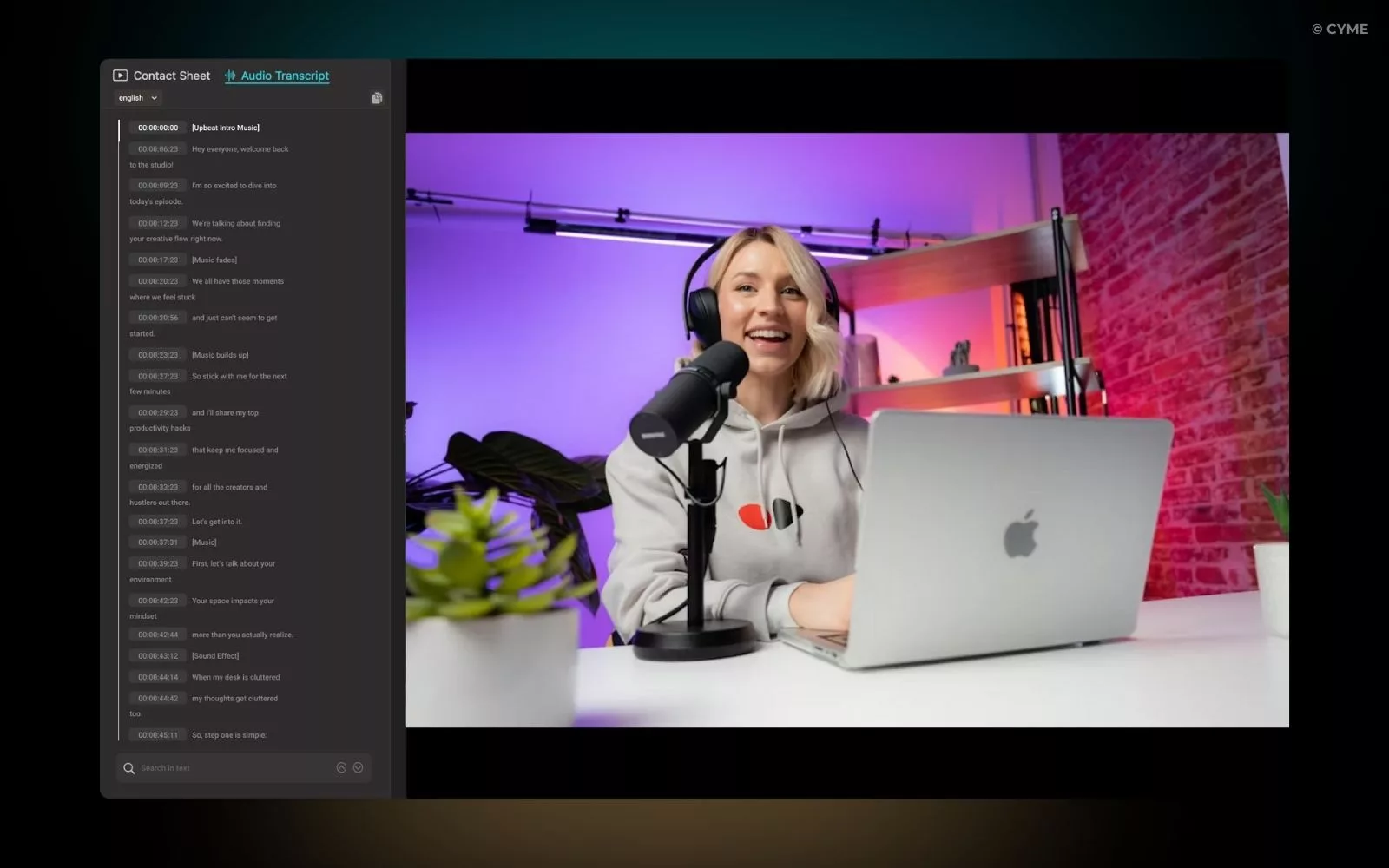 Find Word in Video - From Transcript to Shorts and SEO Articles - 02